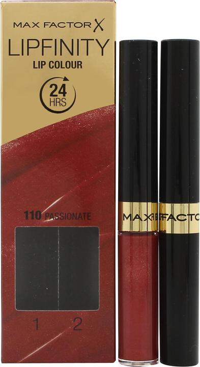 Actual product image Max Factor Lipfinity Lip Colour (110 Passionate)