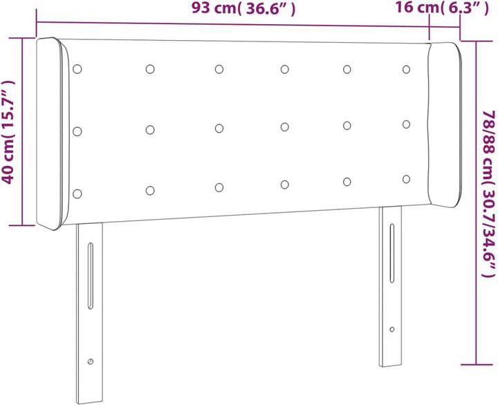 Image du produit VidaXL Gianna (93 x 16 x 88 cm)
