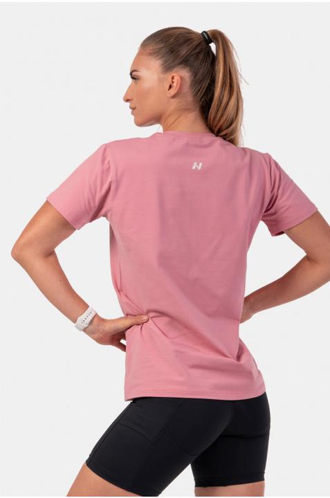 Actual product image Nebbia Invisible Logo T-Shirt 602 Old Rose (L)