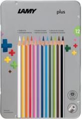 Immagine prodotto Lamy Matite colorate triangolari plus, astuccio in metallo da 36 matite ergonomiche a forma triangolare (Multicolore, 36 x)