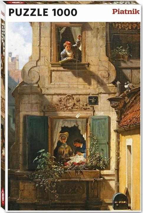 Image du produit Piatnik Spitzweg "La lettre d'amour interceptée", puzzle, 1000 pièces (1000 pièces)