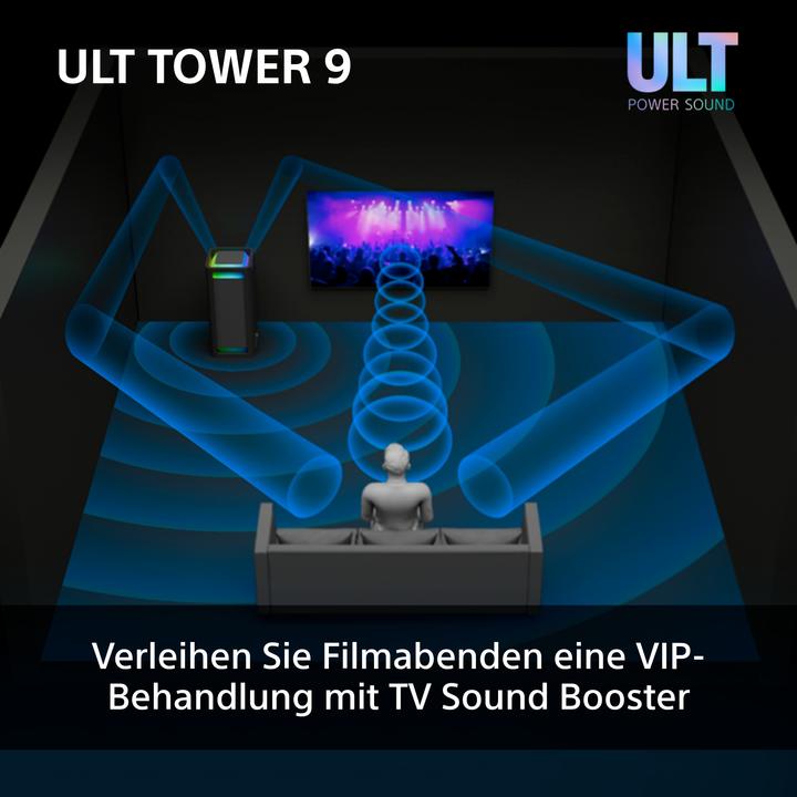 Immagine prodotto Sony ULT Tower 9 (25 h, Corrente elettrica, Batteria ricaricabile)