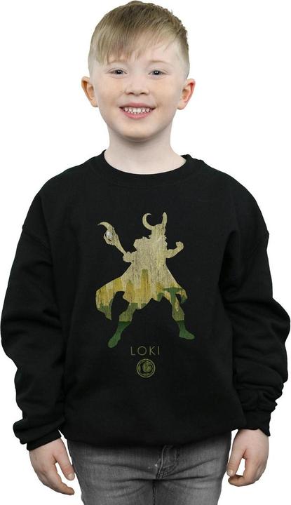 Actual product image Boys Loki Silhouette Sweatshirt (140, 146)