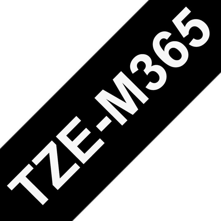 Brother TZe-M365 Mat (3.60 cm, Noir)