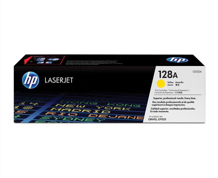Actual product image HP 128a (Y)