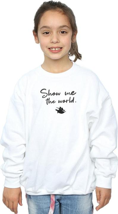 Actual product image Disney Girls Aladdin Show Me The World Sweatshirt (152, 158)
