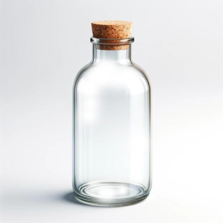 Actual product image Casavetro 25 x Mini Glasflaschen mit Korken (25 pcs., 0.10 l)