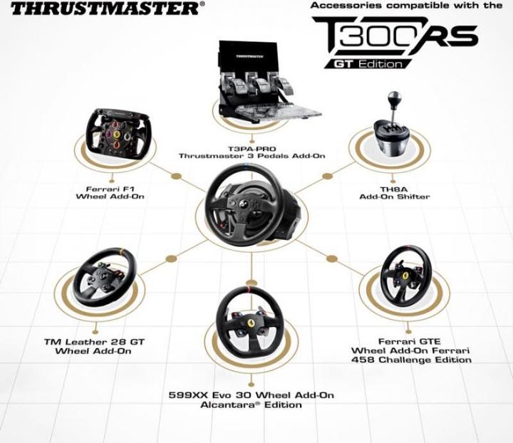 Actual product image Thrustmaster T300 RS GT Edition Wheel (PC, PS3, PS4, PS5)