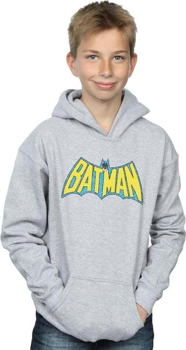 Immagine prodotto Batman Crackle Logo Felpa con Cappuccio Ragazzi (152, 158)