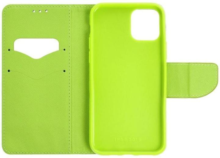 Fancy Book Buchtasche OEM für SAMSUNG S22 ULTRA navy / lime (Samsung Galaxy S22 Ultra)