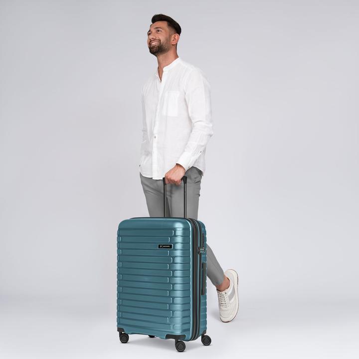 Produktbild Pactastic Collection 04 THE MEDIUM + 4 Rollen Trolley M 66 cm mit Dehnfalte (67 l, M (50 - 90l))