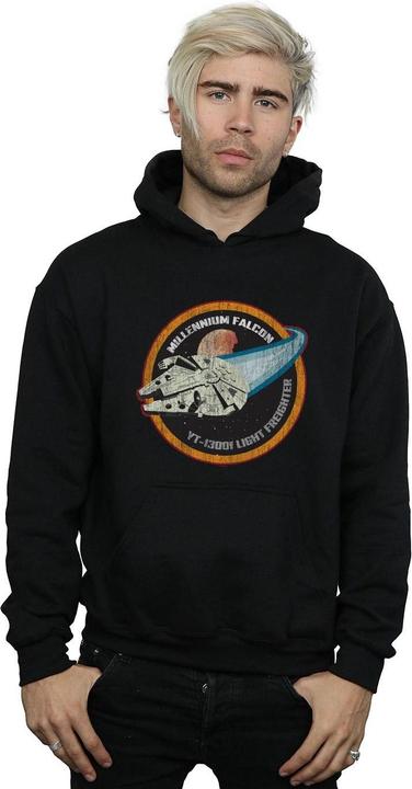 Produktbild Star Wars Millennium Falcon Badge Kapuzenpullover (M)
