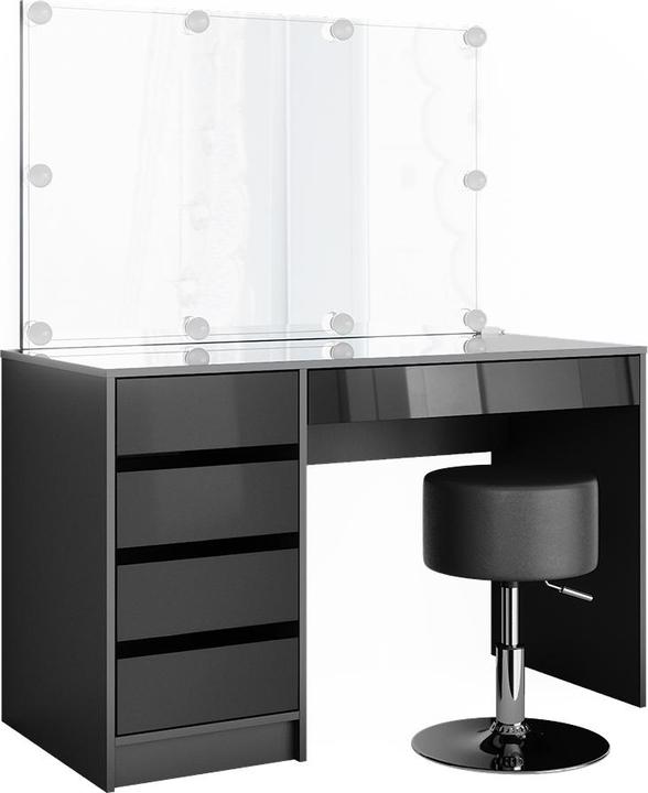 Produktbild Vicco Sherry mit Hocker und Beleuchtung (55 x 75 x 120 cm)