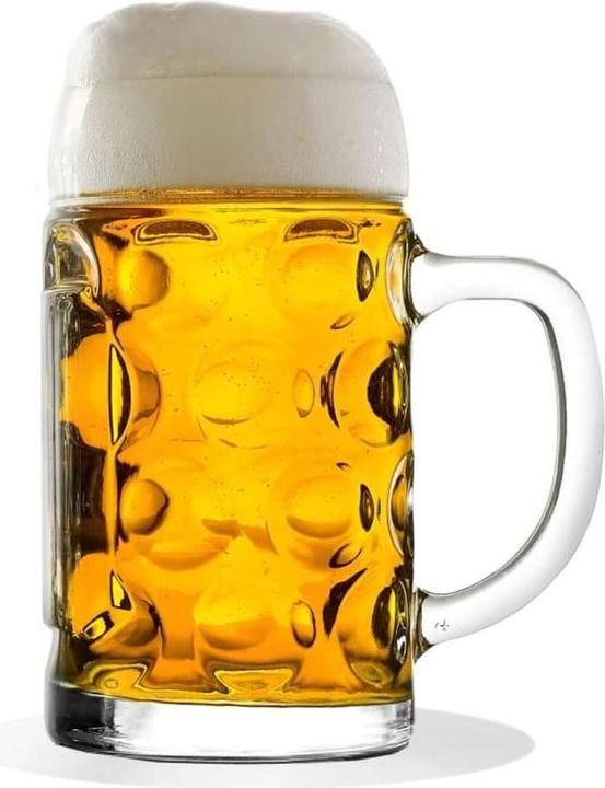 Immagine prodotto Ich-zapfe Bicchiere da birra, set di 6 boccali da birra, ISAR - 0,3 litri (0.30 l, 1 x)