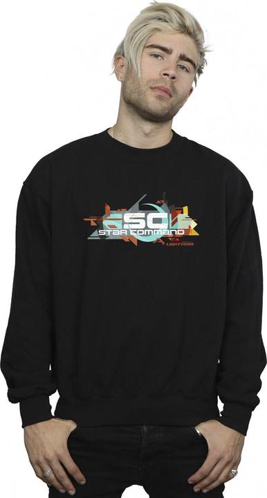 Actual product image Disney Mens Lightyear Star Command Graphic Title Sweatshirt (XXL)
