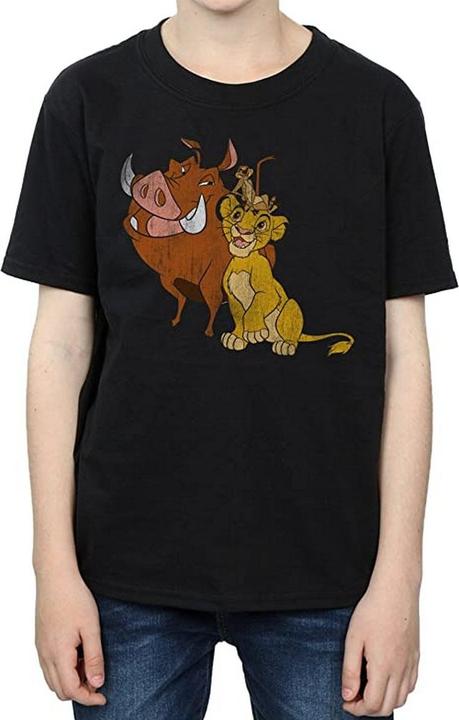 Image du produit The Lion King Boys Simba, Timon And Pumbaa T-shirt en coton (152, 158)