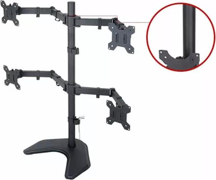 Produktbild Techly Schreibtischhalterung für LCD TV LED 13 27 Standfuss (Tisch, 27.01")