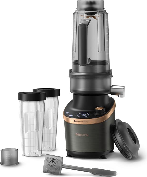 Productafbeelding Philips HR3770/10 High Speed Blender met sapfunctie, zwart (1500 W)