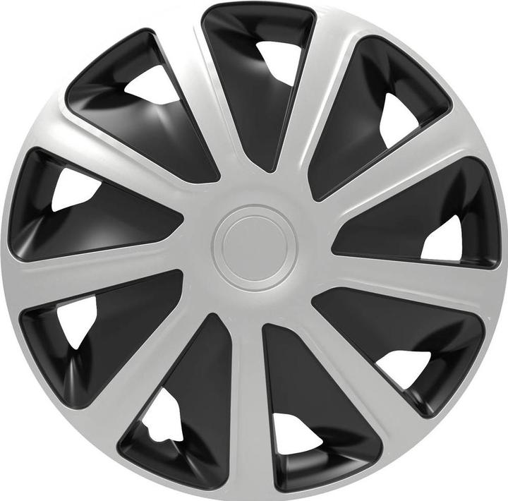 HP Autozubehör HP wheel trims Craft R 16 silver/black (4 Piece, 16")