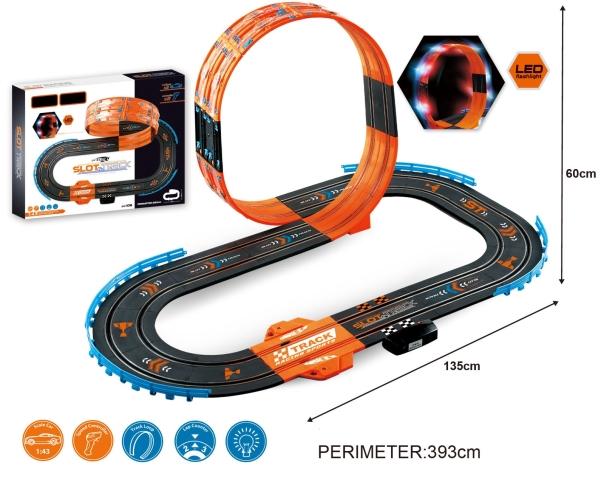 Produktbild Jinjun Toys Factory JJ Slot LED Racerbane 393cm 1:43