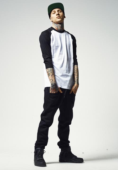 Immagine prodotto Urban Classics Contrast 3/4 Sleeve Raglan Tee (XXL)