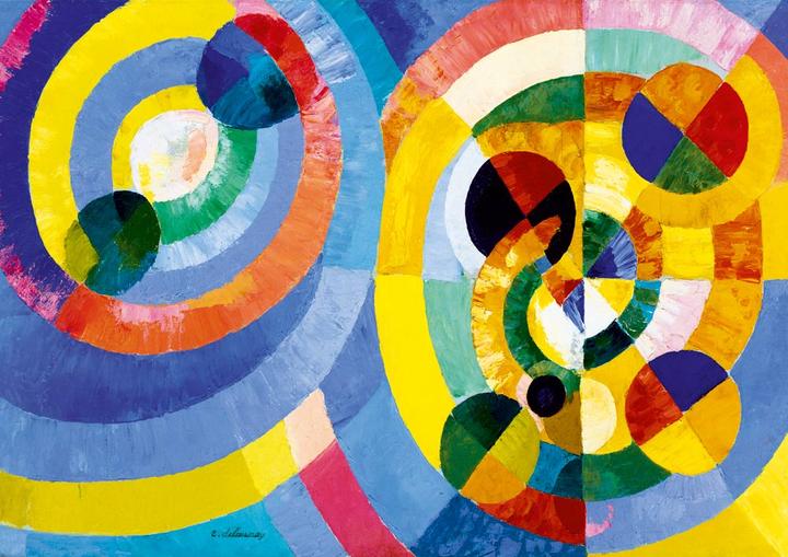 Actual product image Bluebird Puzzle 1000 pieces Robert Delaunay - Circular Forms, 1930 (1000 pieces)