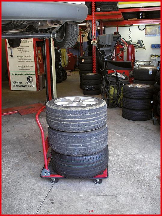 Actual product image KS Tools Platform trolley for warehouse and workshop. 150kg (150 kg)