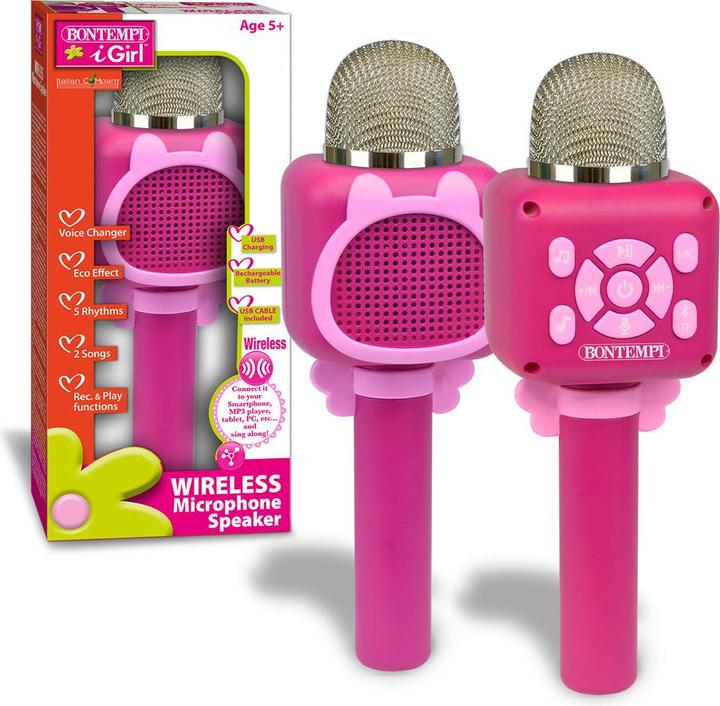 Immagine prodotto Bontempi Microfono per karaoke rosa