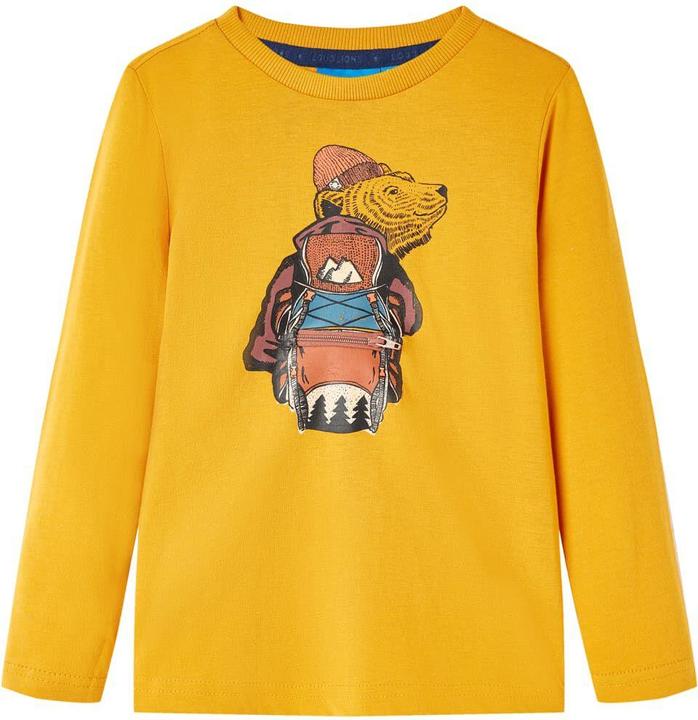Produktbild VidaXL Kinder-Langarmshirt Ocker 104,Material: 100 (104)