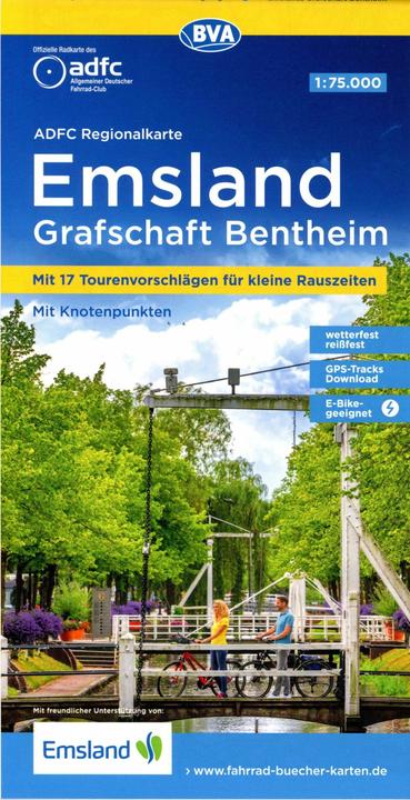 Produktbild ADFC-Regionalkarte Emsland Grafschaft B