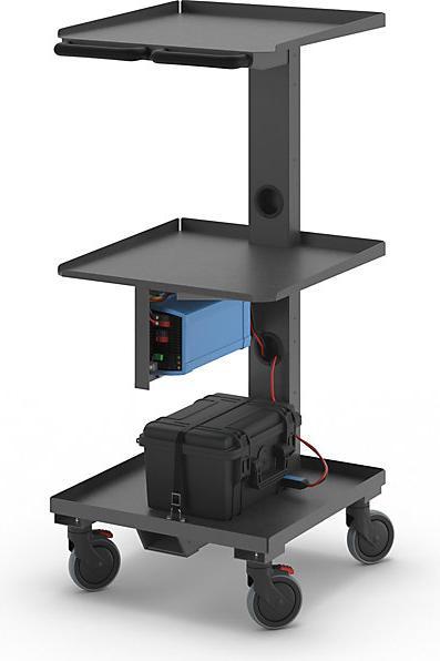 Image du produit kaiserkraft Poste de travail mobile avec alimentation électrique intégrée, pour applications (50 kg)