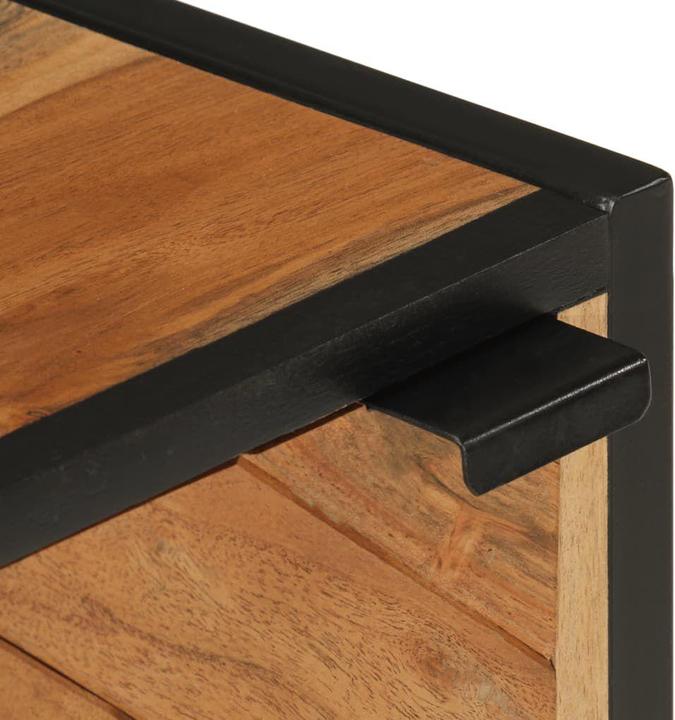 Produktbild VidaXL Badschrank Akazie und Eisen (40 x 30 x 60 cm)