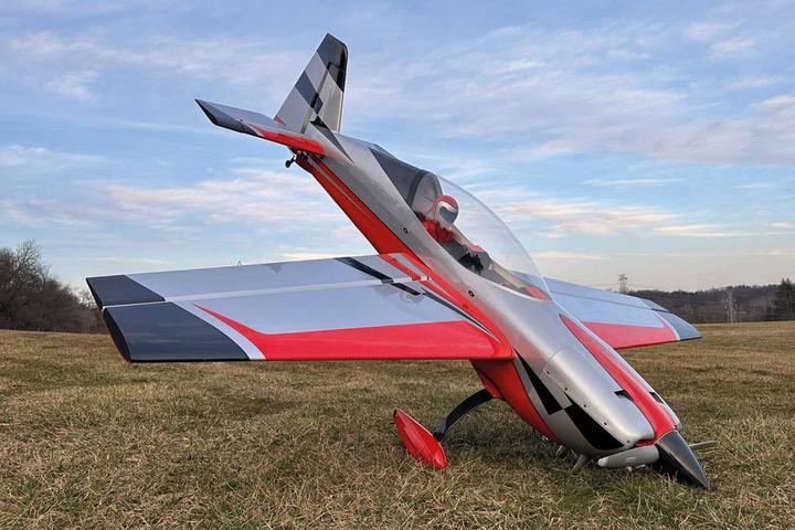 Produktbild Extremeflight-RC EXTRA NG 114" rot/silber ARF Kunstflugmodell