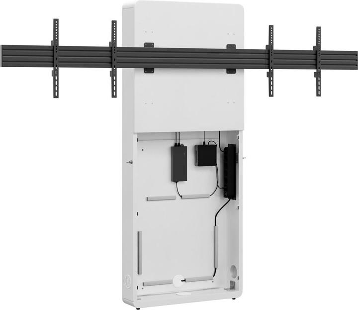 Actual product image Hagor CON-Line W Dual 140-165cm media furniture floor-wall mounting for 2 displays VESA max. 1000x800mm (Ground, 65", 70 kg)