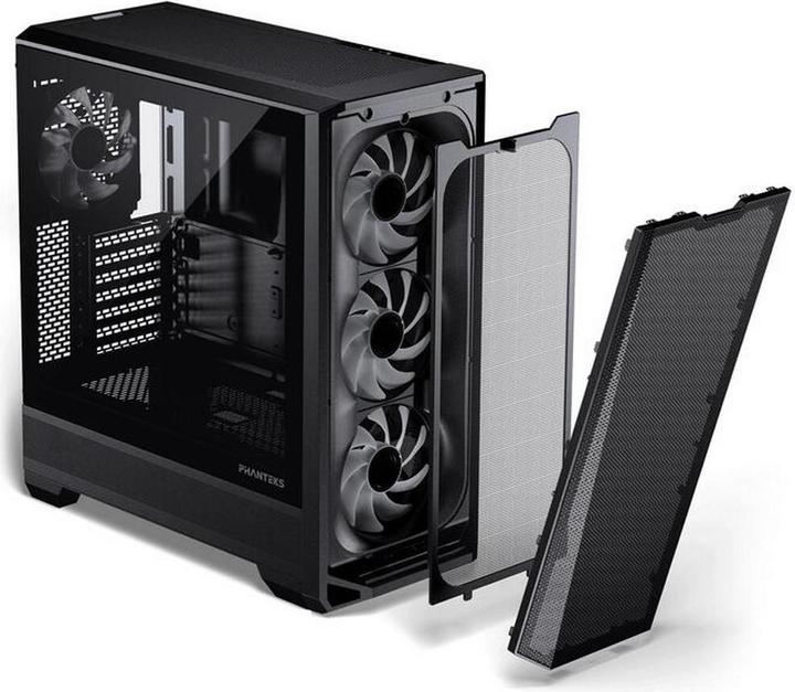 Actual product image Phanteks Eclipse G400A Midi-Tower, Tempered Glass, D-RGB - schwarz (mATX, E-ATX, ATX, Mini-ITX)