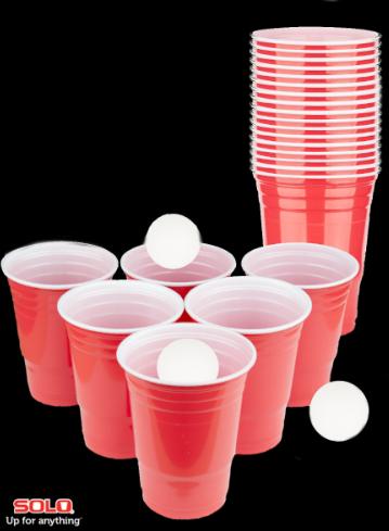 Image du produit MrPong Set cadeau (Red SOLO Beer Pong Gobelet 16oz + Action Pong)