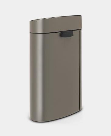 Actual product image Brabantia Trash can Touch Bin New,recycle, 23+10 L Platinum (33 l)