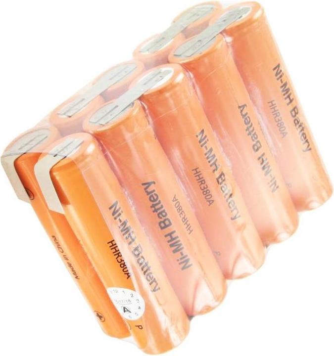 Actual product image Panasonic Akku 10/HHR380A aus 10x HHR-380A (10 pcs., 3800 mAh, Rechargeable battery)