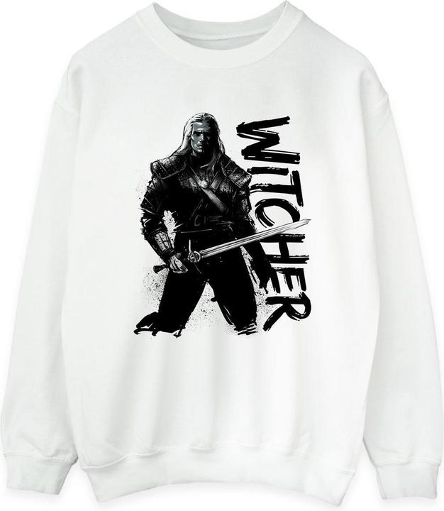Produktbild Netflix The Witcher Sketch Geralt Sweatshirt (L)