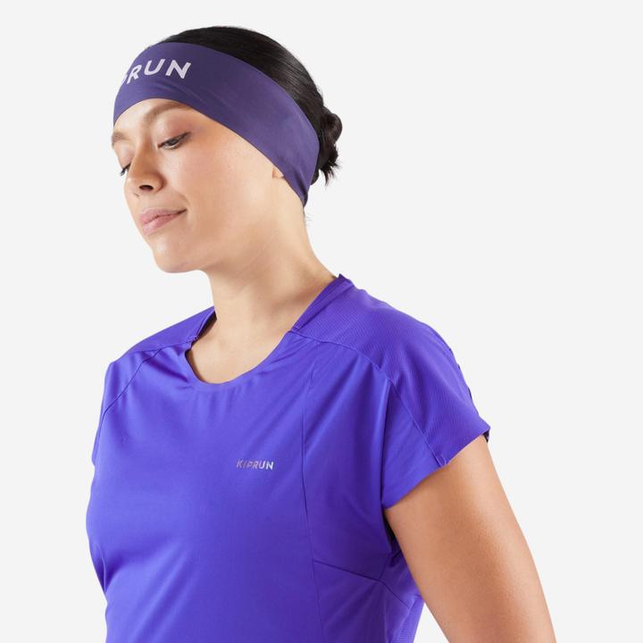Produktbild Kiprun Men's Women's v2 running headband - purple