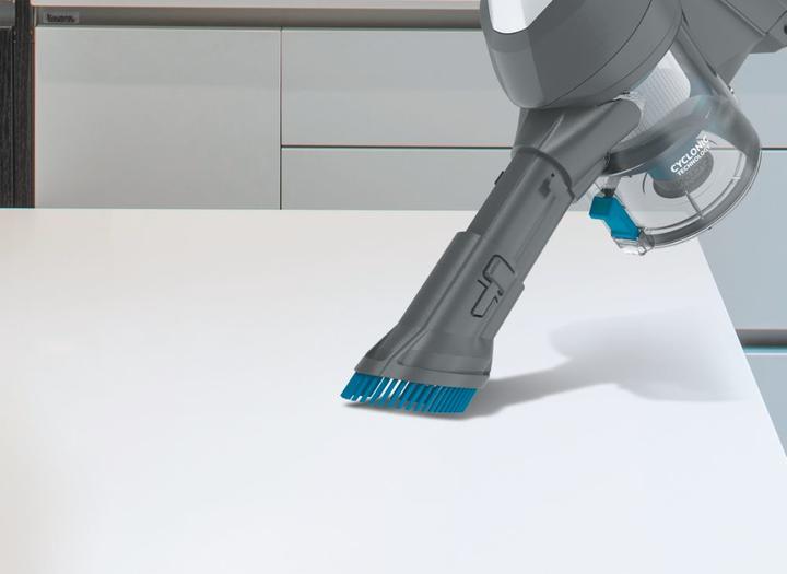 Actual product image Hoover HF122CAR 011 Battery Dry Textile Bagless 0.9 L 170 W Grey, Titanium