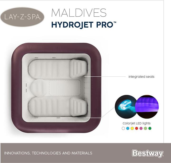 Produktbild Bestway Lay-Z-Spa Maldives HydroJet Pro (7 Pers.)