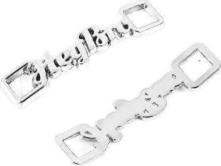 Produktbild LaceGodZ 1 Paar "Hey Bro" Schnürsenkel Clips (3.76 cm)