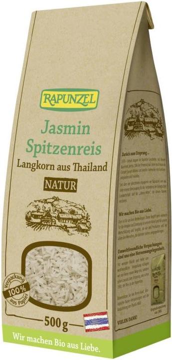 Actual product image Rapunzel Jasmine top rice long grain nature organic (500 g)