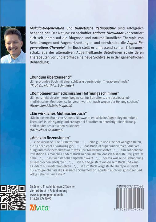Actual product image Makula-Degeneration und Diabetische Retinopathie (German, Andreas Nieswandt, 2024)