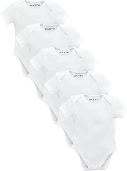 Actual product image Maxte Baby bodysuit short sleeve unisex 5-pack (92)