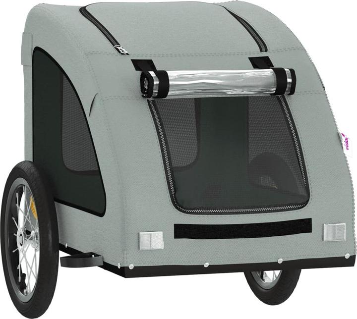 Actual product image VidaXL Fahrradanhänger Hunde Oxford-Gewebe und Eisen
