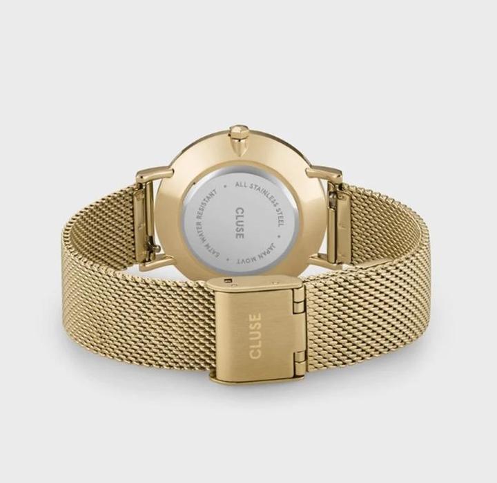 Actual product image Cluse Minuit Mesh Gold (Analogue wristwatch, 33 mm)