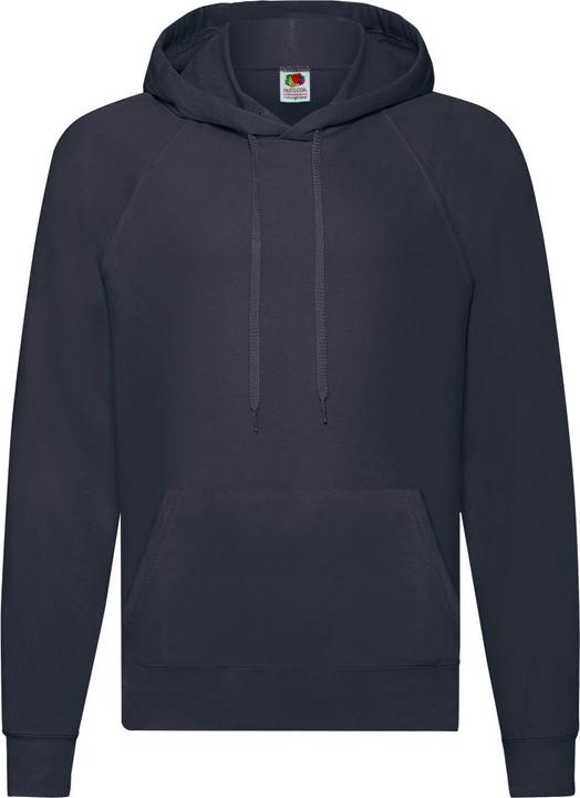 Actual product image Fruit of the Loom Unisex Adult Lightweight Hooded Sweatshirt (L)