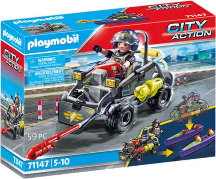 Produktbild Playmobil SWAT-Multi-Terrain-Quad (71147, Playmobil City Action)